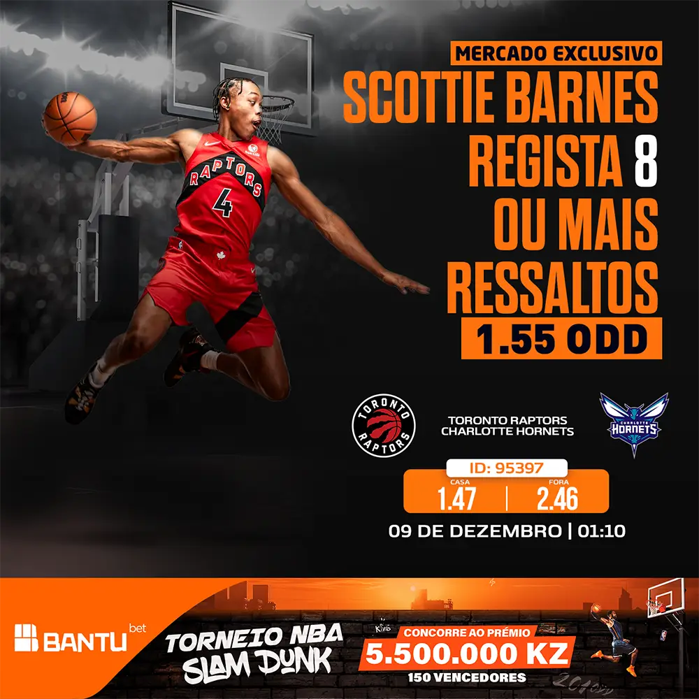 Scottie Barnes Regista 8 ou Mais Ressaltos
