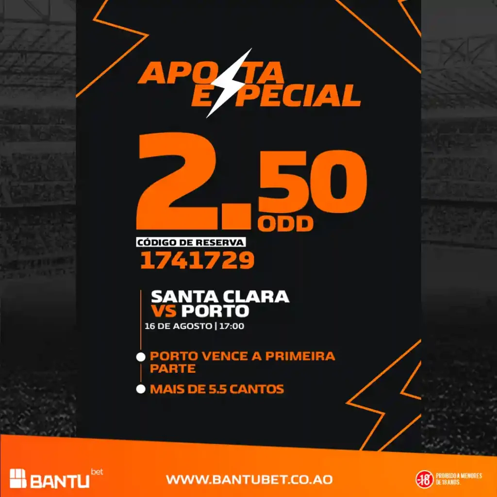 APOSTA ESPECIAL FUTEBOL Porto vence a primeira parte