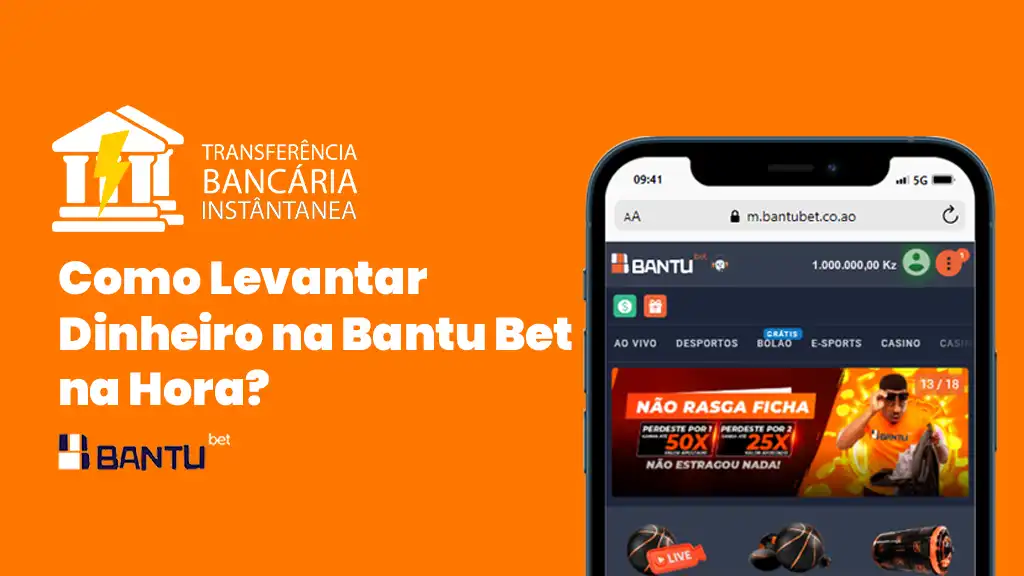 Banner Levantamento Bantu bet, bantubet