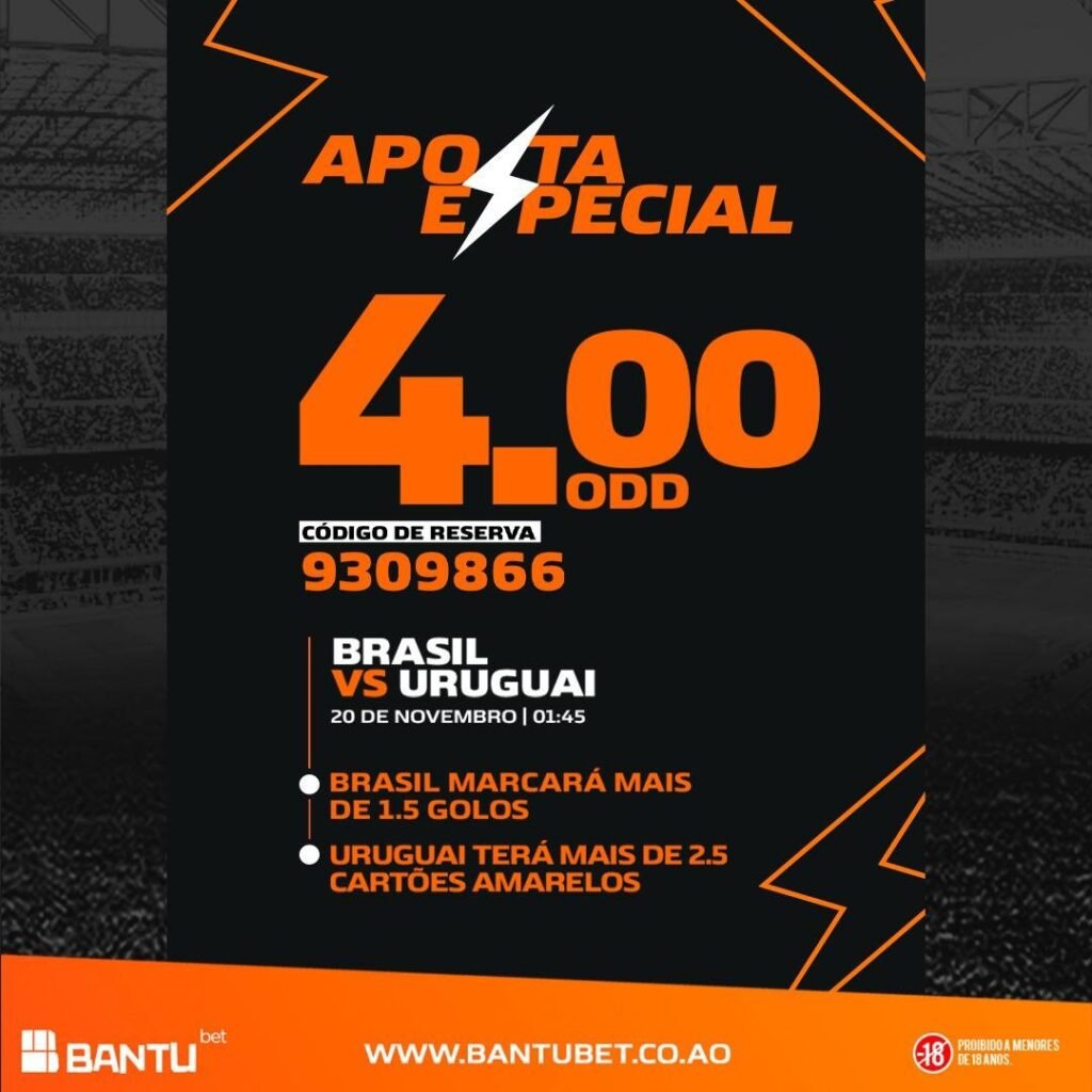 Brasil Marcará mais de 1.5 Golos bantubet, bantu bet