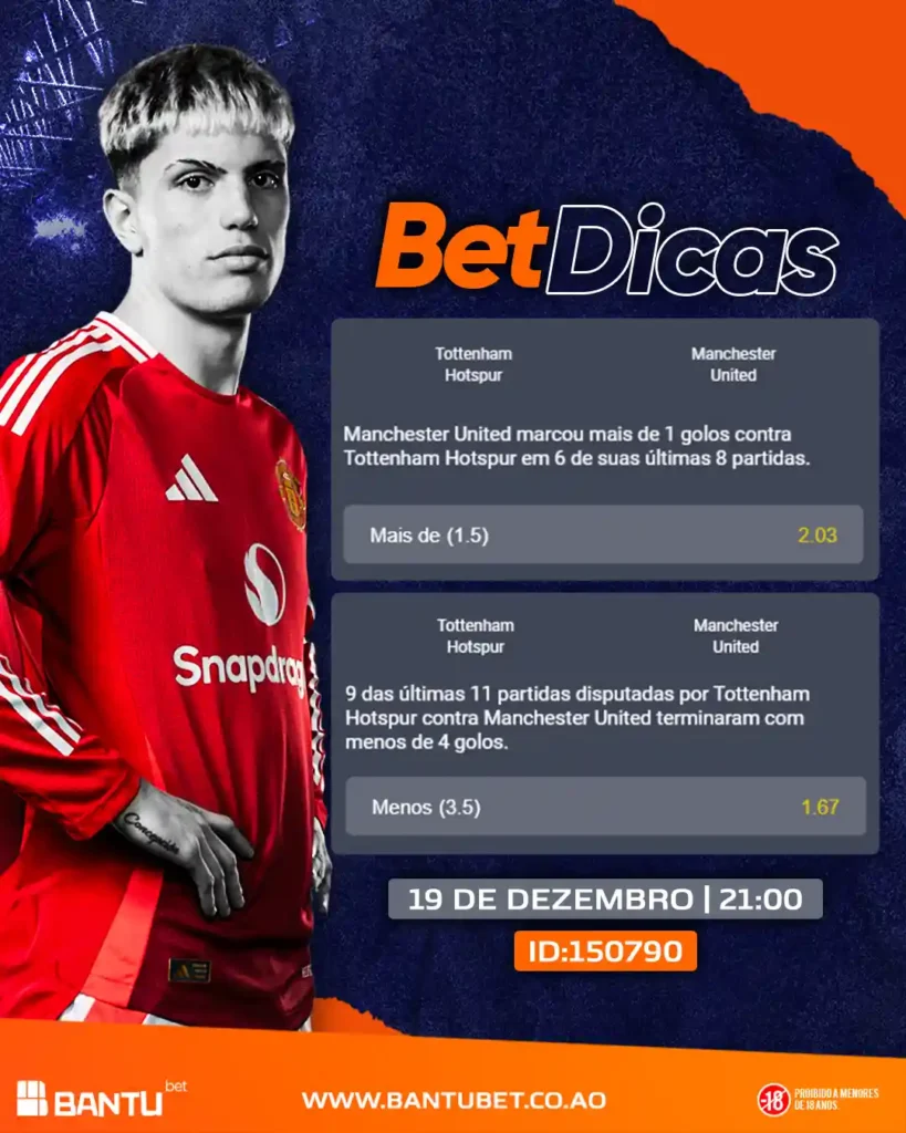 BET DICAS TOTTENHAM VS MAN. UNITED copiar