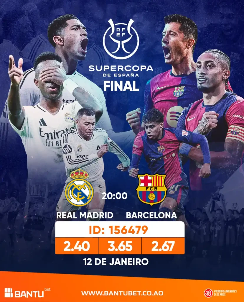 Real Madrid vs Barcelona Bantu Bet ou Bantubet